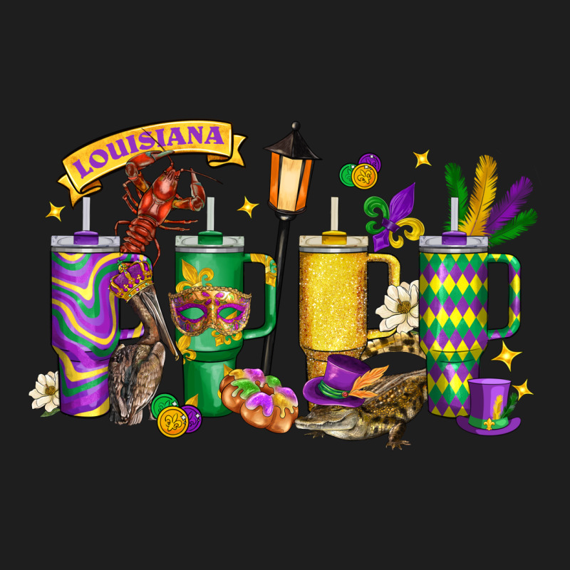 Obsessive Cup Disorder Mardi Gras Classic Tee by LillyAllenDesigns | Teevron