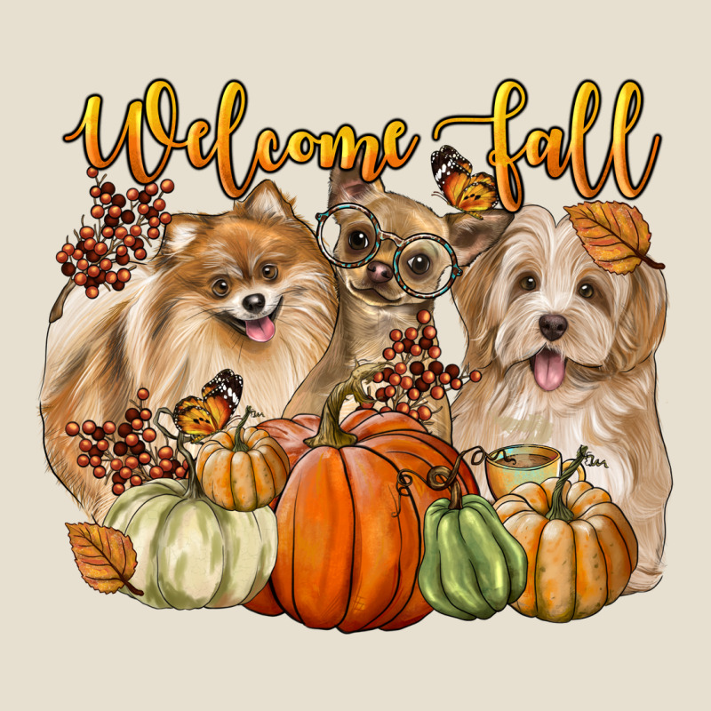 Welcome Fall With Dogs Urban Heavy Tee by LillyAllenDesigns | Teevron