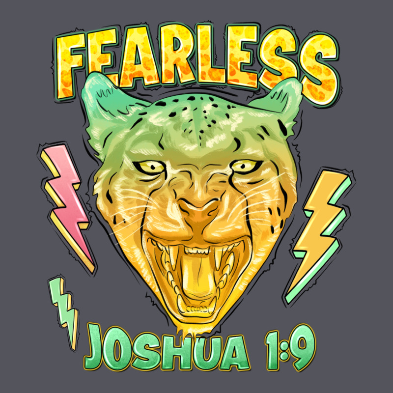 Fearless Joshua 1 9 Cheetah Vintage Hoodie by LillyAllenDesigns | Teevron