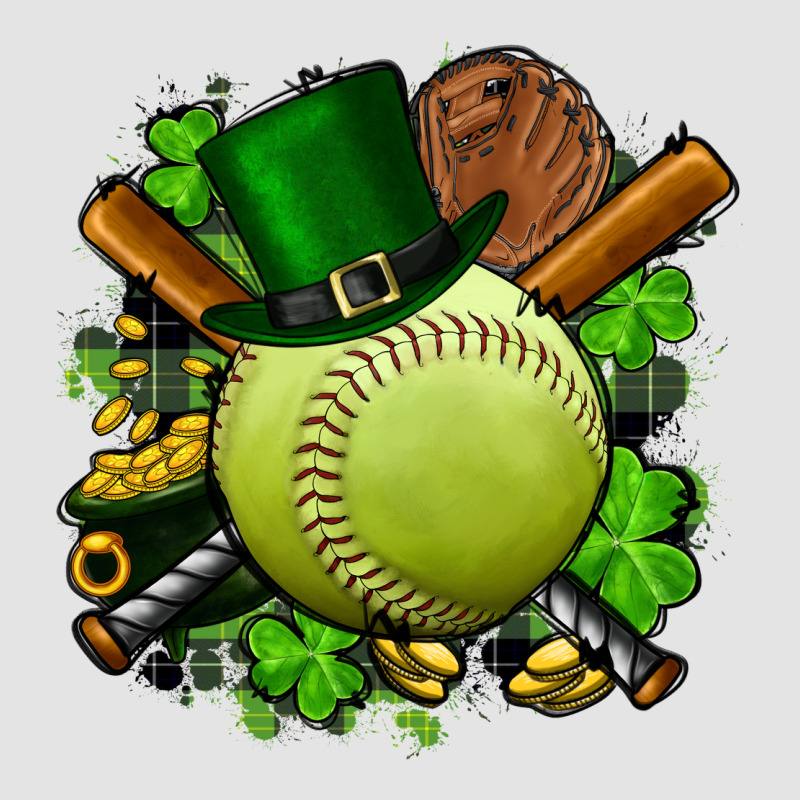 St.patrick's Day Softball Premium Sweatshirt by FaDigitalArtStudio | Teevron