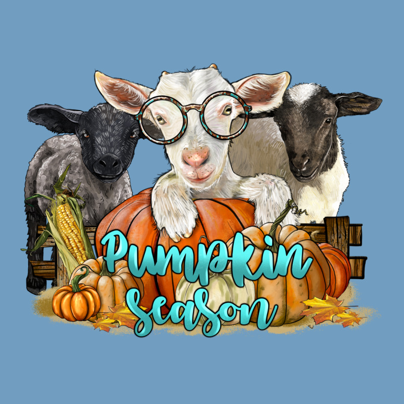 Pumpkin Season With Baby Sheeps And Goat Urban Heavy Tee by LillyAllenDesigns | Teevron