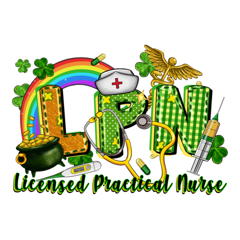 Lpn Licensed Practical Nurse St. Patrick's Day Zipper Hoodie by CowGirlArtShop | Teevron