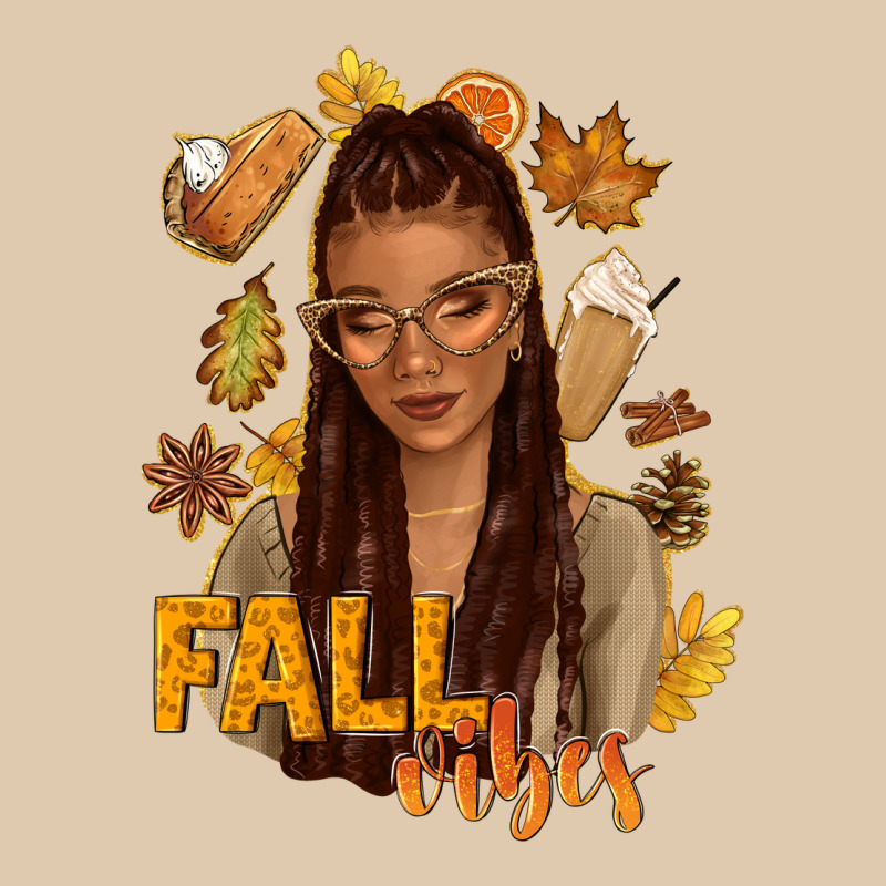 Fall Vibes Afro Woman Heavyweight Sweatshirt by NancyCooperArtShop | Teevron