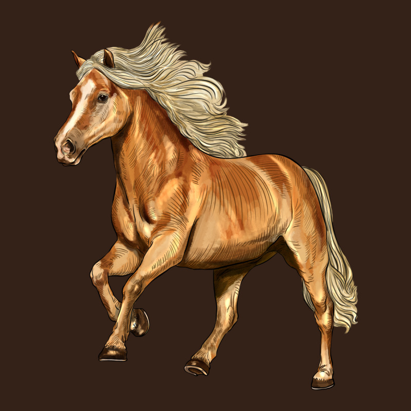 Haflinger Horse Heavy Core Tee by LillyAllenDesigns | Teevron