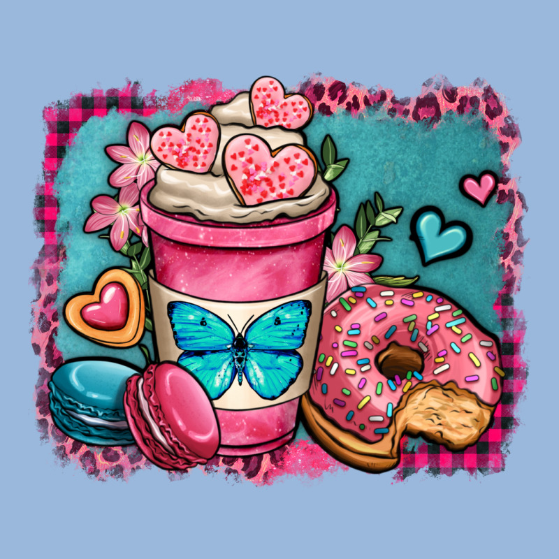 Valentines Day Coffee Cup And Sweets Premium Hoodie by OliviaCreatesArt | Teevron