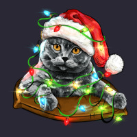 Christmas Scottish Fold Cat Vintage Tee | Teevron