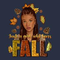 Just A Girl Who Loves Fall Afro Woman Heavyweight Sweatshirt | Teevron