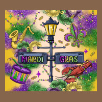 Mardi Gras Street Lights Premium Tee | Teevron