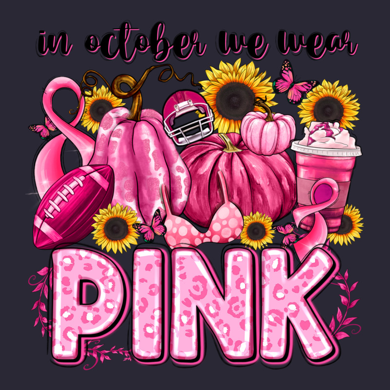 In October We Wear Pink Football Vintage Tee by LillyAllenDesigns | Teevron