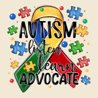 Autism Listen Learn Advocate Ladies Tee | Teevron