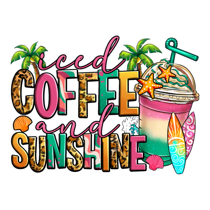 Iced Coffee And Sunshine Summer Long Sleeve Tee by Jasminsmagicworld | Teevron