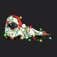 Christmas Siamese Cat Vintage Tee | Teevron