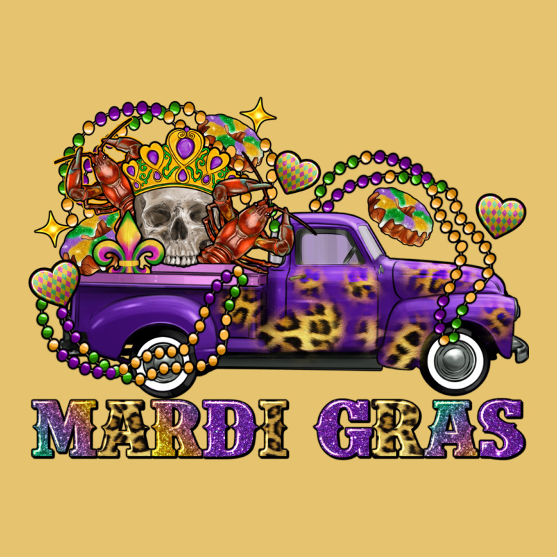Mardi Gras Skull Truck Premium Sweatshirt by FaDigitalArtStudio | Teevron