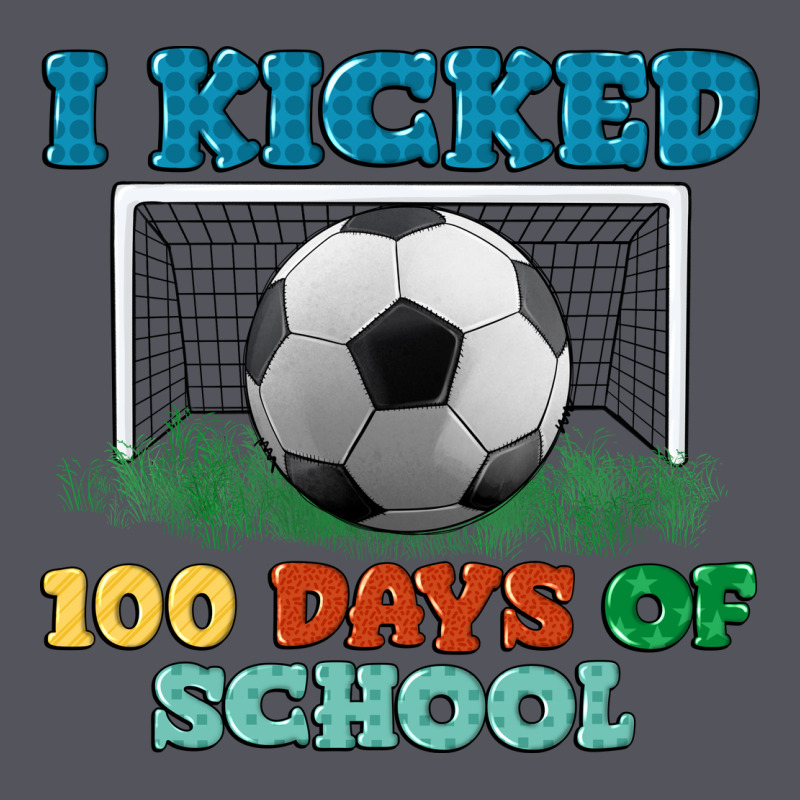 I Kicked 100 Days Of School Vintage Hoodie by LillyAllenDesigns | Teevron
