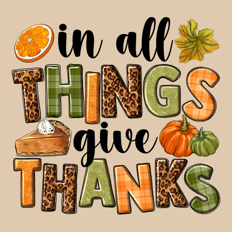 In All Things Give Thanks Heavyweight Sweatshirt by NancyCooperArtShop | Teevron