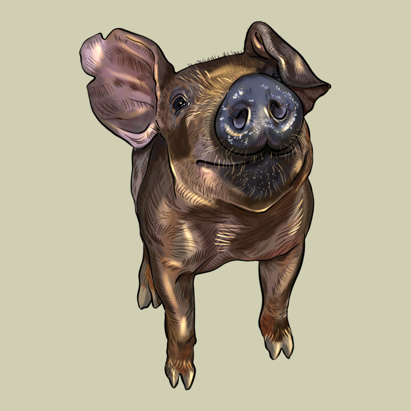Baby Duroc Pig Heavy Core Tee by LillyAllenDesigns | Teevron