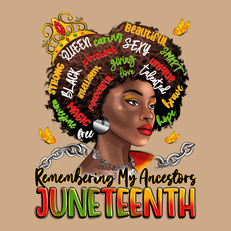Remembering My Ancestors Juneteenth Vintage Hoodie by LillyAllenDesigns | Teevron