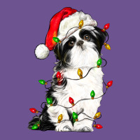 Christmas Shih Tzu Dog Vintage Tee | Teevron