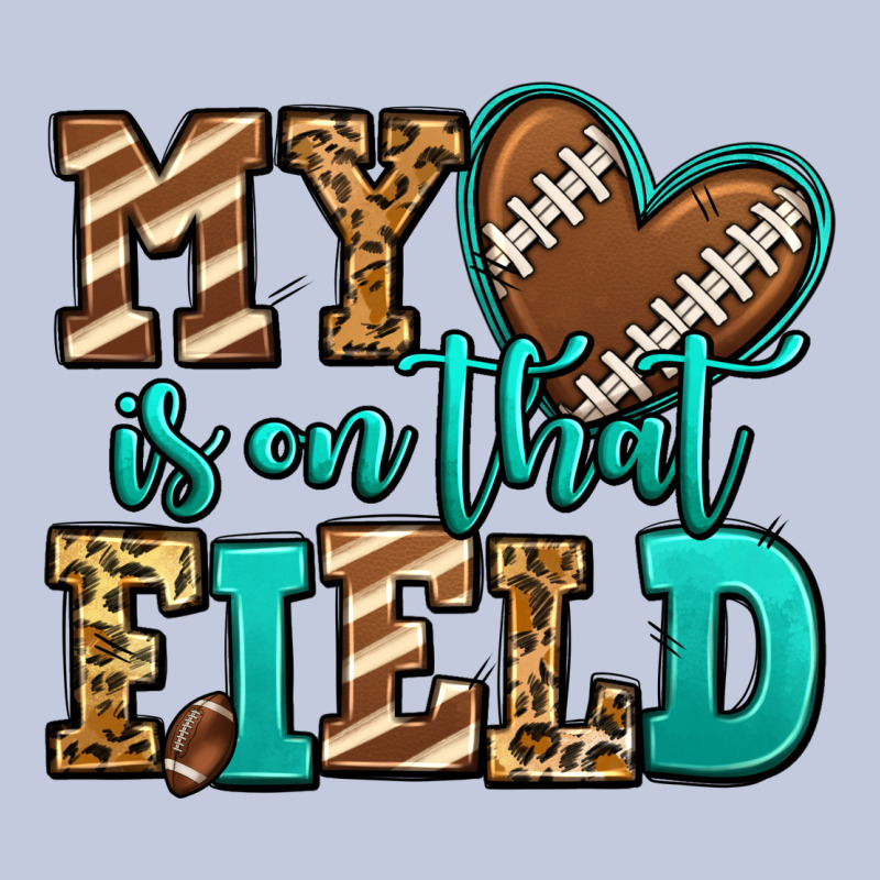 My Heart Is On That Field American Football Long Sleeve Tee by Jasminsmagicworld | Teevron