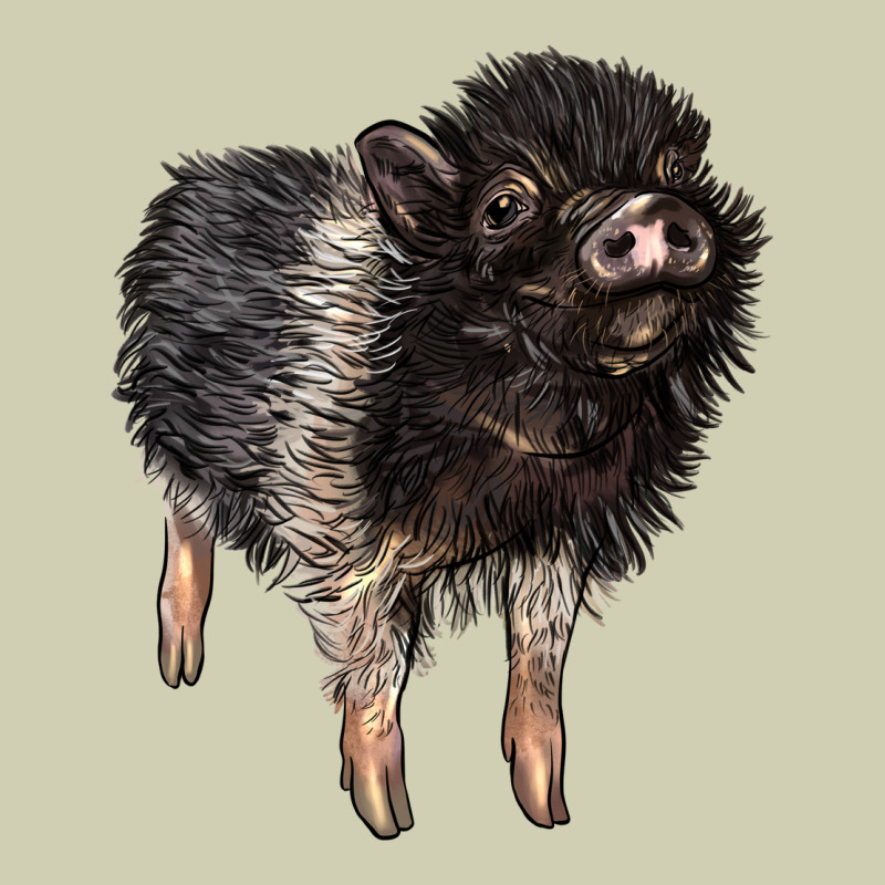 Baby Hampshire Pig Heavy Core Tee by LillyAllenDesigns | Teevron