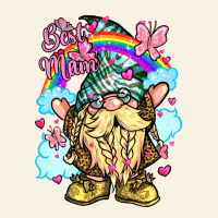 Best Mom Gnome Rainbow Clouds Butterfly Glitter Vintage Tee | Teevron