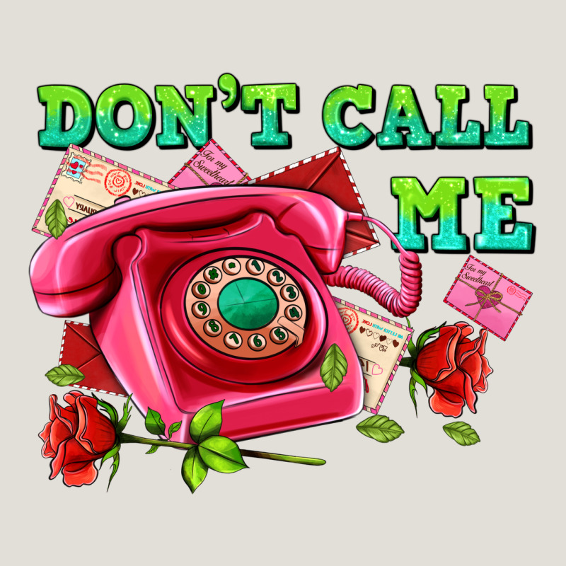 Dont Call Me With Pink Phone And Letters Heavy Core Tee by AdoDesignShop | Teevron