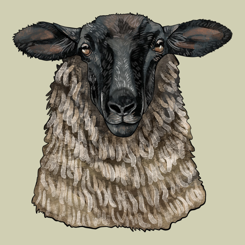 Suffolk Sheep Head Heavy Core Tee by LillyAllenDesigns | Teevron