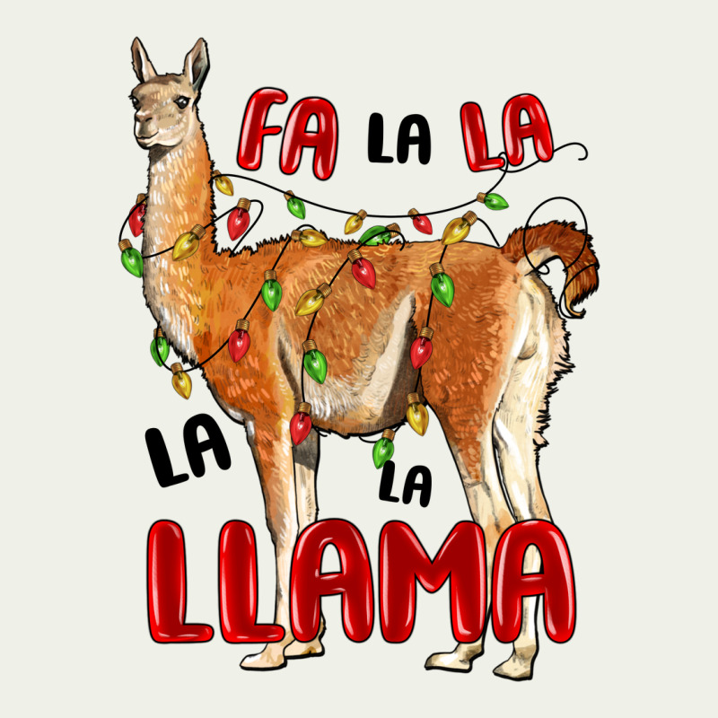 Christmas Llama Urban Heavy Tee by LillyAllenDesigns | Teevron
