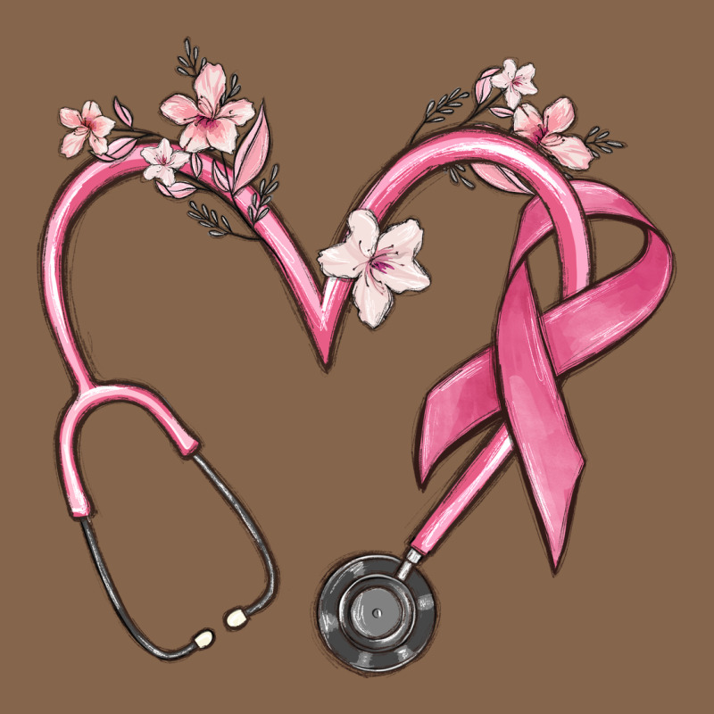 Stethoscope Nurse Medical Breast Cancer Awareness Premium Tee by MaliasSmallBusiness | Teevron