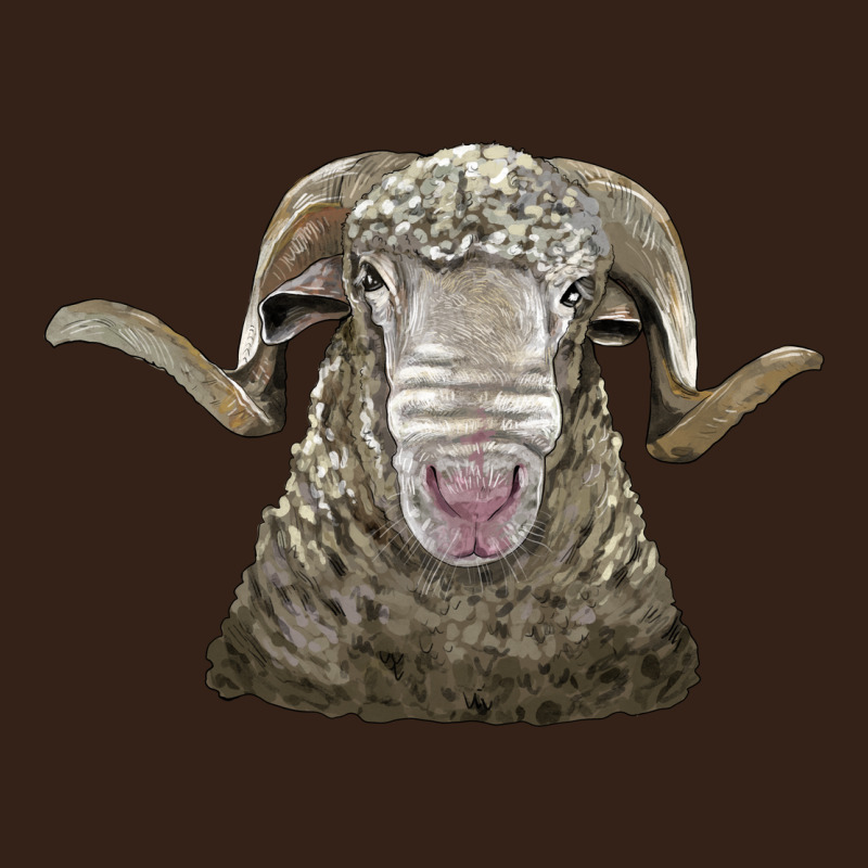 Rambouillet Sheep Head Heavy Core Tee by LillyAllenDesigns | Teevron