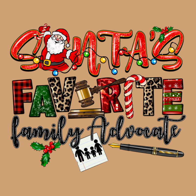 Santa's Favorite Family Advocate Vintage Tee by LillyAllenDesigns | Teevron