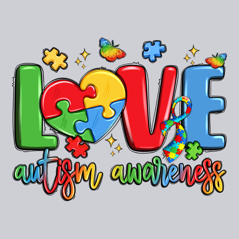 Love Autism Awareness Classic Tee by LillyAllenDesigns | Teevron
