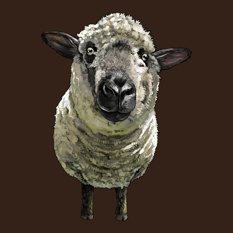 Hampshire Sheep Head Heavy Core Tee by LillyAllenDesigns | Teevron