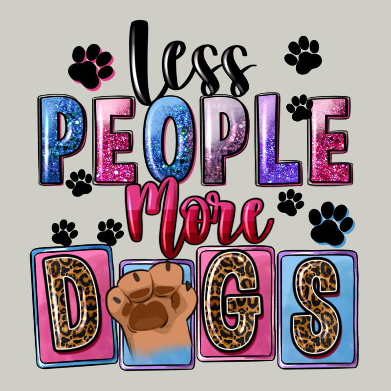 Less People More Dogs Heavyweight Hoodie by FaDigitalArtStudio | Teevron