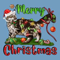 Maine Coon Cat Merry Christmas Urban Heavy Tee | Teevron