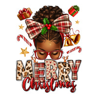 merry christmas afro messy bun | Teevron
