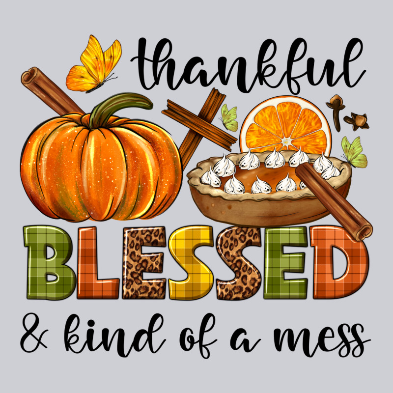 Thankful Blessed And Kind Of A Mess Heavyweight Sweatshirt by NancyCooperArtShop | Teevron