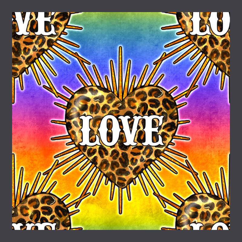 Pride Lgbtq Leopard Love Heart Seamless Pattern Heavyweight Hoodie by BundleAndBundleShop | Teevron