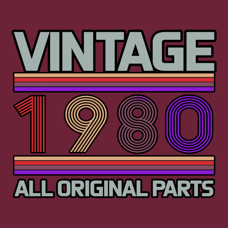 Vintage 1980 Birthday Long Sleeve Tee by Bettercallsaul | Teevron