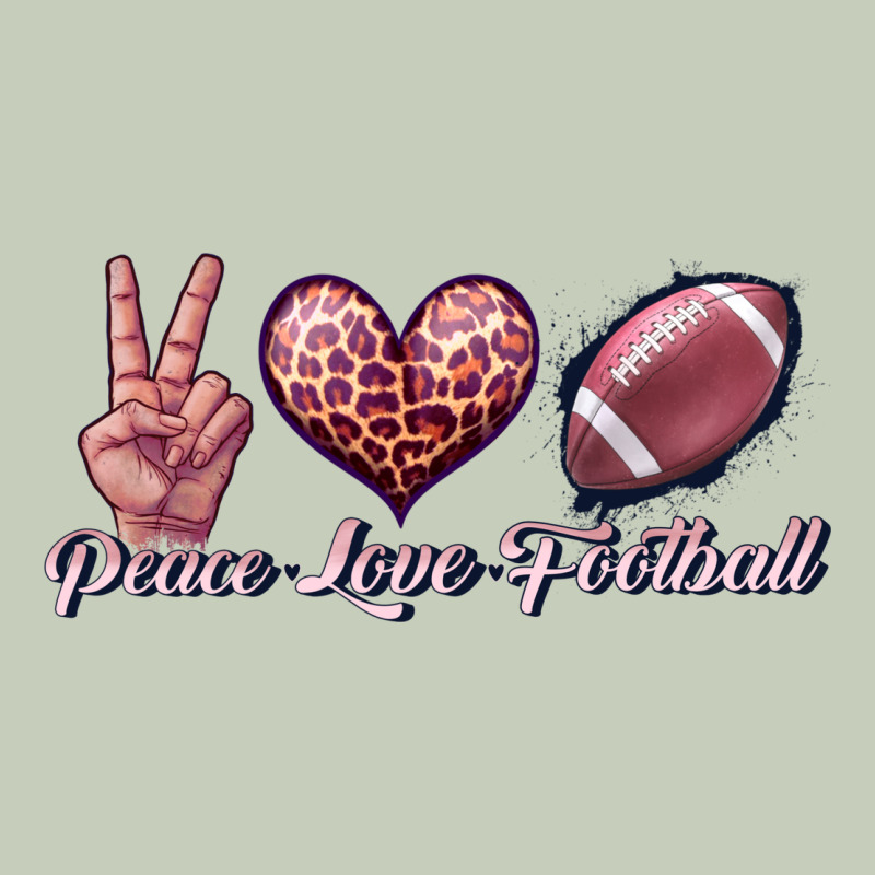 Peace Love Football Classic Tee by JahusDesignShop | Teevron
