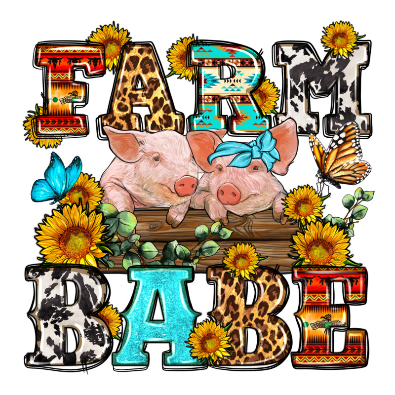 Western Farm Babe Premium Hoodie by OliviaCreatesArt | Teevron