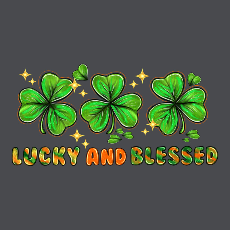 St. Patrick's Day Lucky And Blessed Zipper Hoodie by HowdyJamesFarm | Teevron