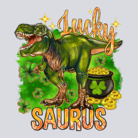St. Patrick's Day Lucky Saurus Zipper Hoodie | Teevron