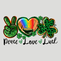 Peace Love St. Patrick's Day Zipper Hoodie | Teevron