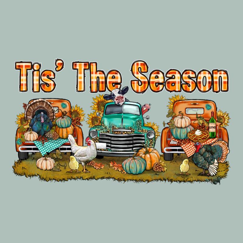 Thanksgiving Tis' The Season With Trucks Bbs Heavyweight Hoodie by BundleAndBundleShop | Teevron