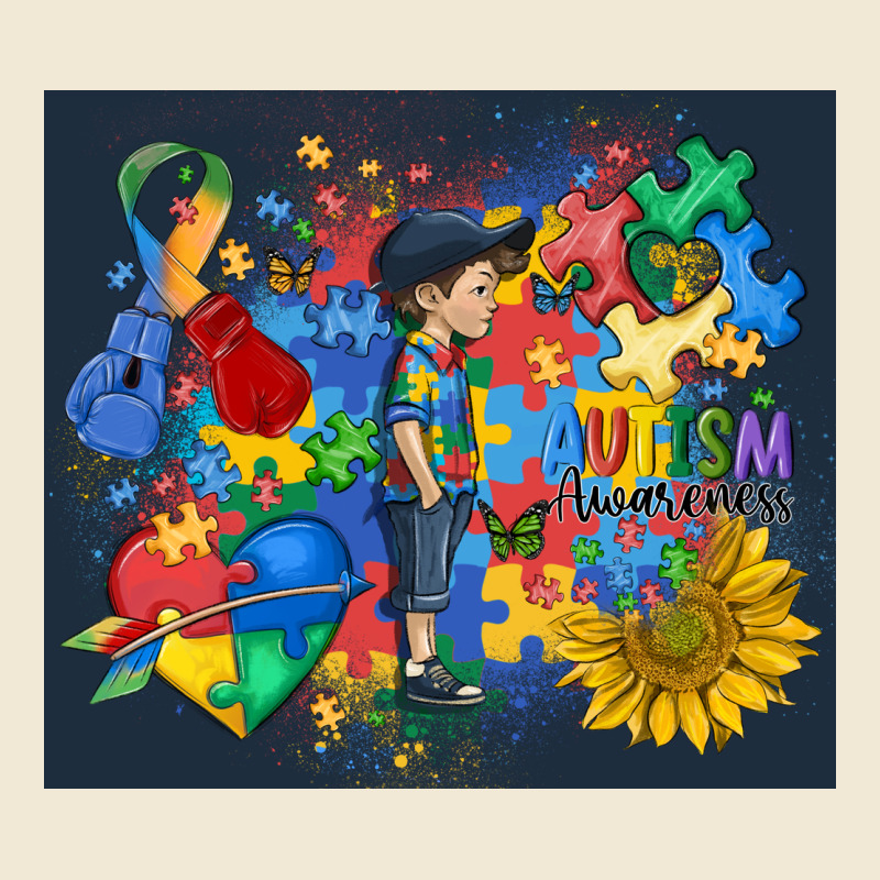 Autism Awareness Ladies Tee by MaliasSmallBusiness | Teevron