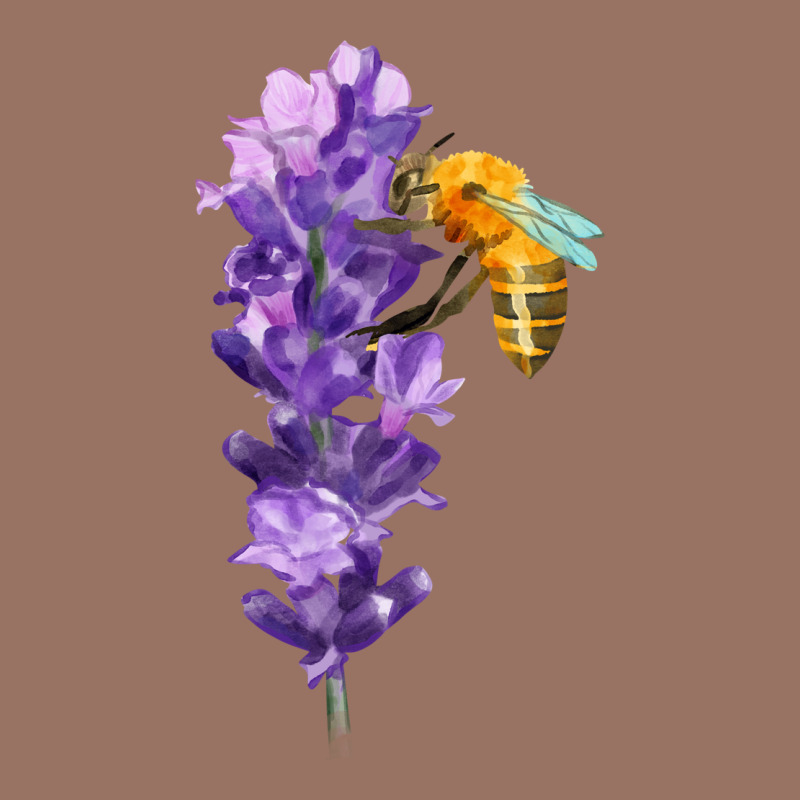 Honey Bee With Lavender Fa Element Premium Hoodie by FaDigitalArtStudio | Teevron