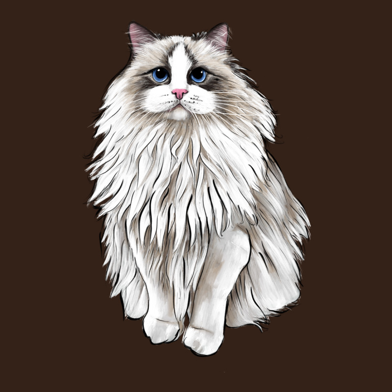 Ragdoll Cat Heavy Core Tee by LillyAllenDesigns | Teevron