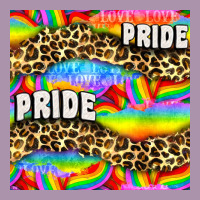 Pride Lgbtq Leopard With Love And Rainbow Seamless Heavyweight Hoodie | Teevron