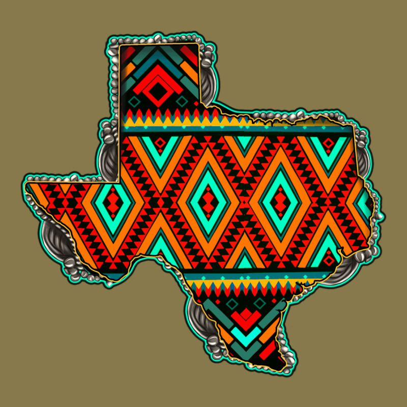 Texas Map With Aztec Background Premium Hoodie by JahusDesignShop | Teevron